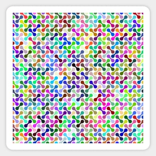Nice metaball pattern abstract colorful Sticker